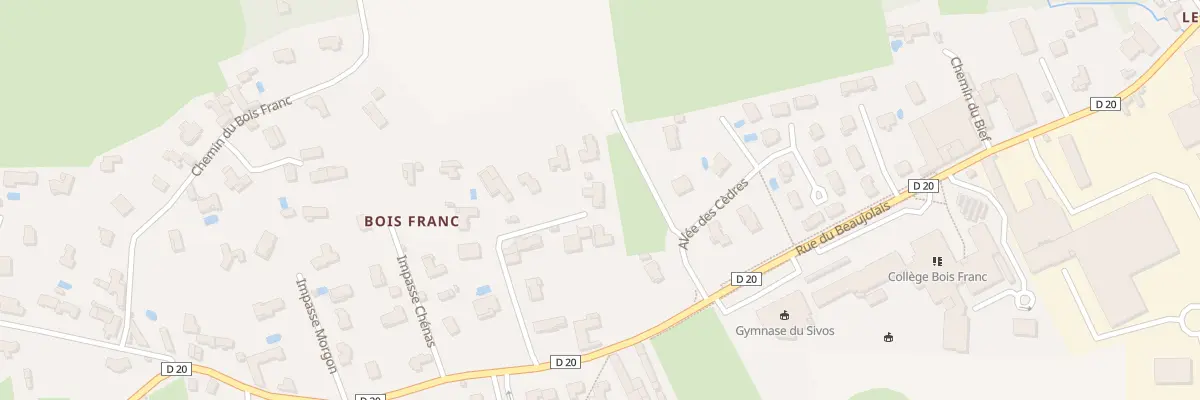 Plan du 900 Rue du Beaujolais à Saint-Georges-de-Reneins