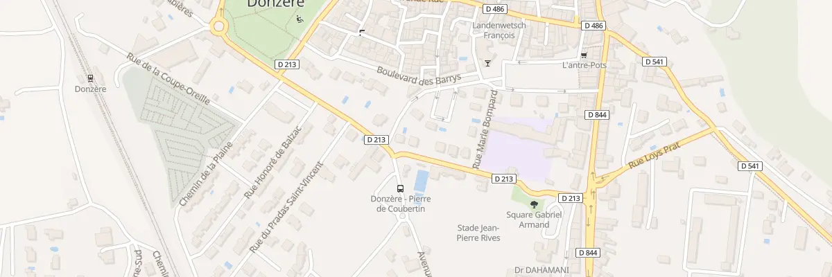 Plan du 7 Crs de la Liberté à Donzère