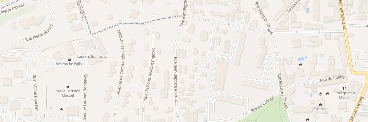 Plan du 423 Rue Jean-Baptiste Martini à Villefranche-sur-Saône