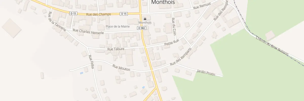 Plan du 2 Rue Petite Rue à Monthois