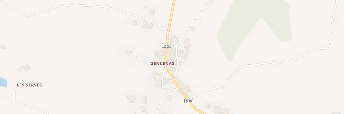 Plan du 5081 Gencenas à Bessey