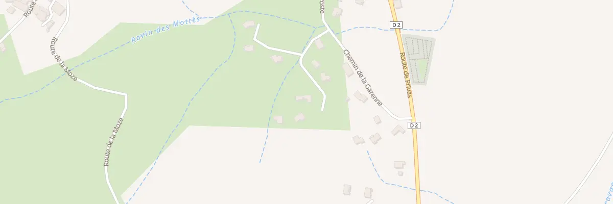 Plan du 190 Che de la Garenne à Saint-Lager-Bressac