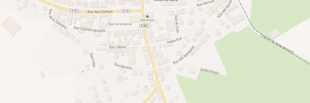 Plan du 17 Rue de l’Argonne à Monthois