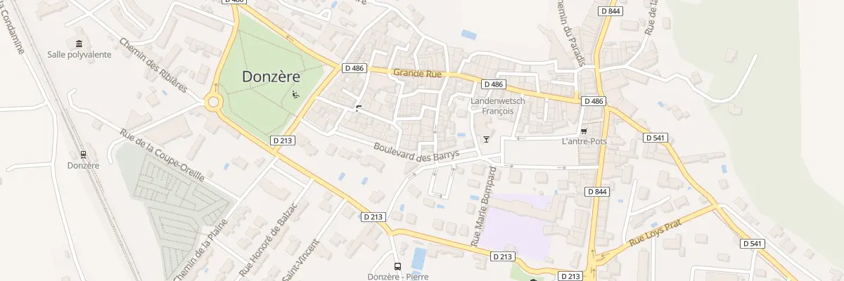 Plan du 16 Rue de la Monnaie à Donzère