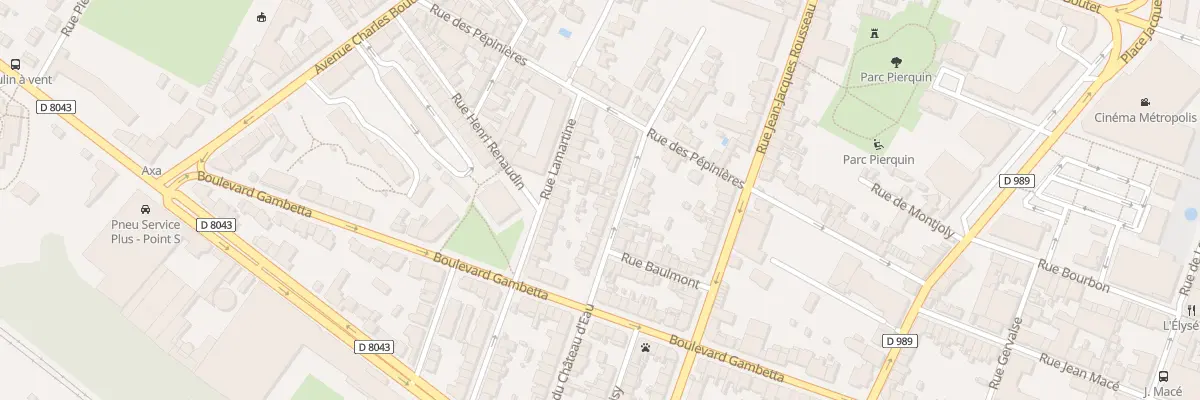 Plan du 14 Rue du Château d’Eau à Charleville-Mézières