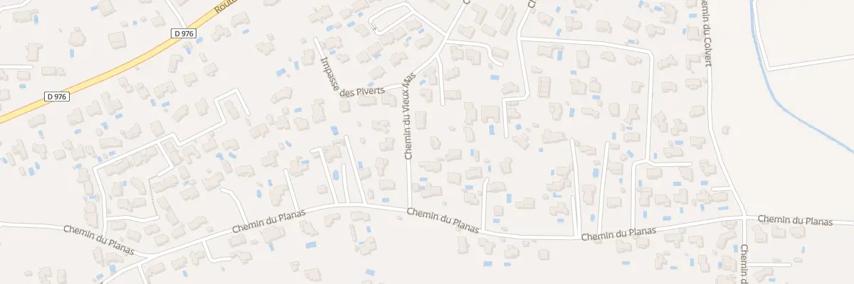 Plan du 56 Che du Vieux Mas à Rochefort-du-Gard