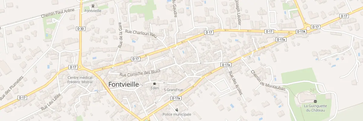 Plan du 82 Rue Fallabreguier à Fontvieille