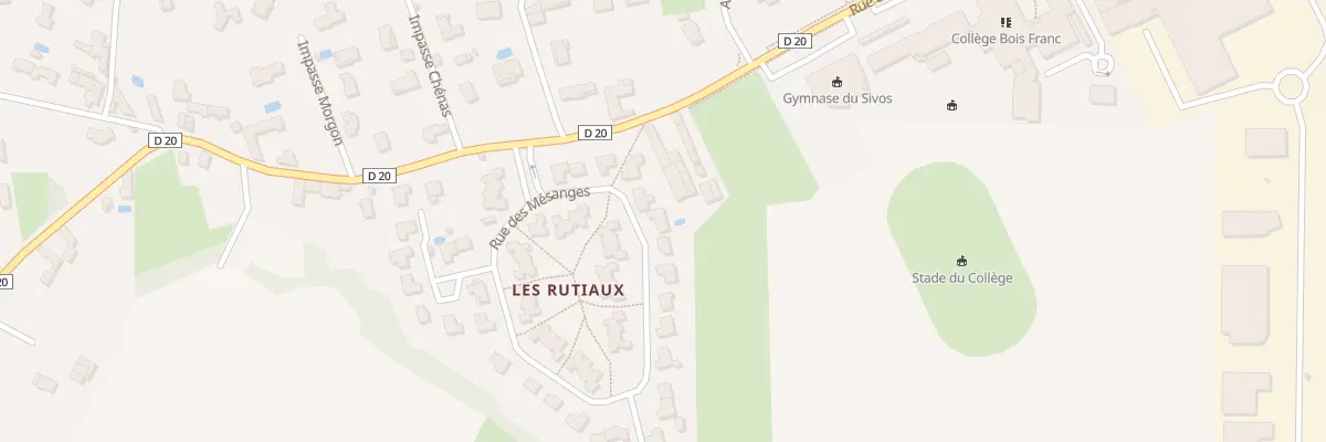 Plan du 12 Rue des Mésanges à Saint-Georges-de-Reneins
