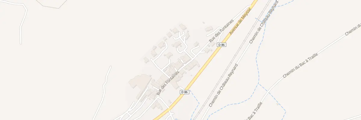 Plan du 20 Rue des Fontaines à Rochemaure