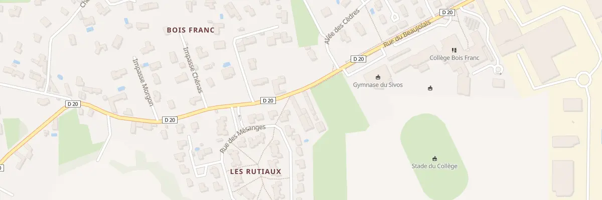 Plan du 821 Rue du Beaujolais à Saint-Georges-de-Reneins