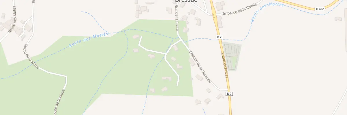 Plan du 97 Mte de la Garenne à Saint-Lager-Bressac