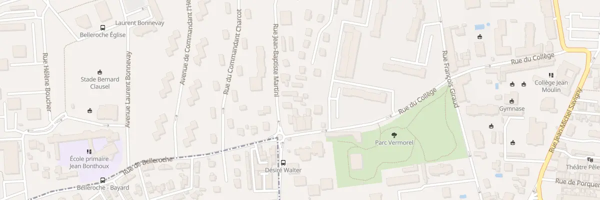 Plan du 575 Rue Jean-Baptiste Martini à Villefranche-sur-Saône