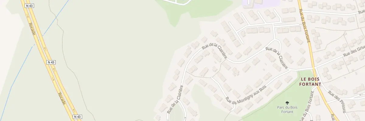 Plan du 38 Rue de la Clairière à Charleville-Mézières