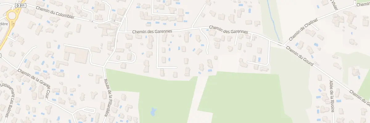 Plan du 18 Che des Garennes à Brindas