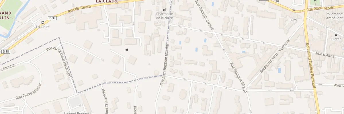 Plan du 271 Rue Jean-Baptiste Martini à Villefranche-sur-Saône