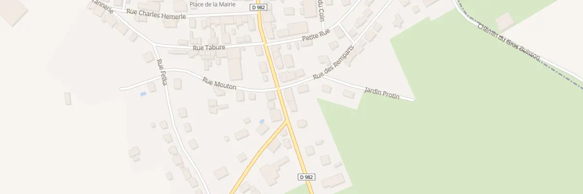 Plan du 2 Rue des Remparts à Monthois