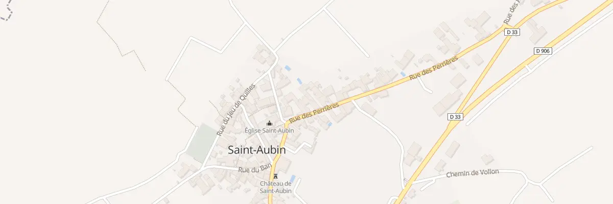 Plan du 44 Rue des Perrières à Saint-Aubin