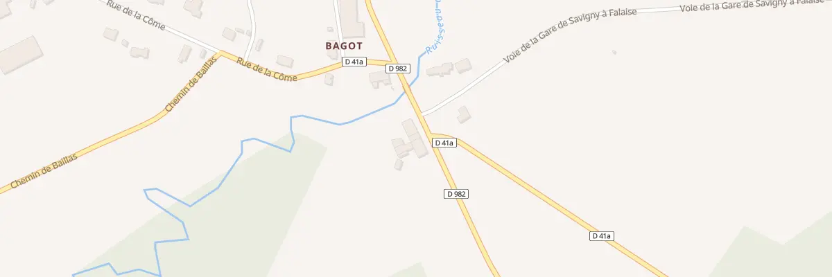 Plan du 3 Bagot Centre à Savigny-sur-Aisne