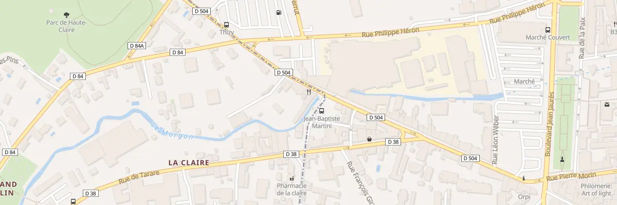 Plan du 673 Rue de Thizy à Gleizé