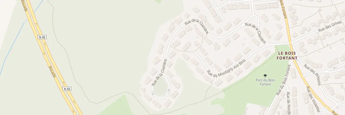 Plan du 39 Rue de la Clairière à Charleville-Mézières
