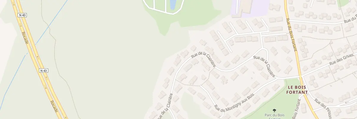 Plan du 34 Rue de la Clairière à Charleville-Mézières