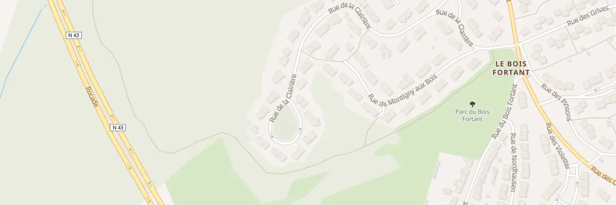 Plan du 45 Rue de la Clairière à Charleville-Mézières