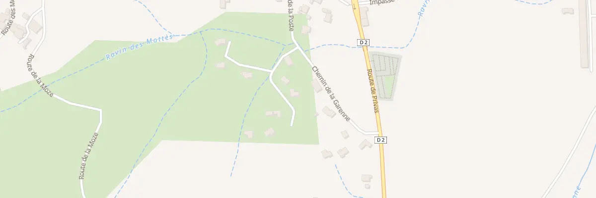 Plan du 5242 La Garenne à Saint-Lager-Bressac