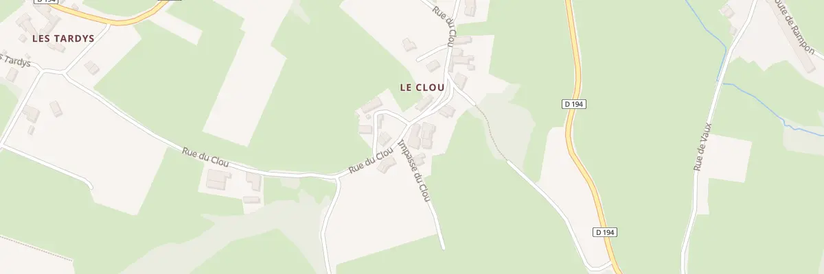 Plan du 283 Rue du Clou à Verzé