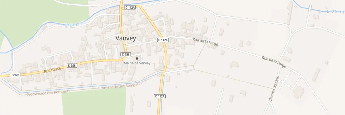 Plan du 9009 Rue de Merdant à Vanvey