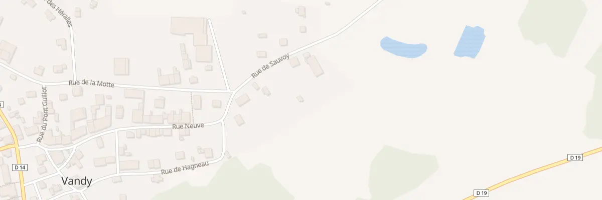 Plan du 4 Rue du Sauvoye à Vandy
