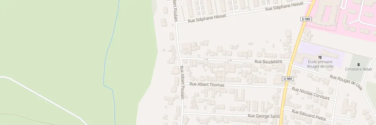 Plan du 124 Rue Albert Poulain à Charleville-Mézières