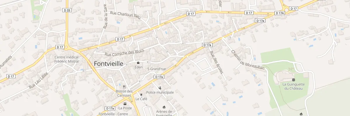 Plan du 5 Rue du Lion à Fontvieille
