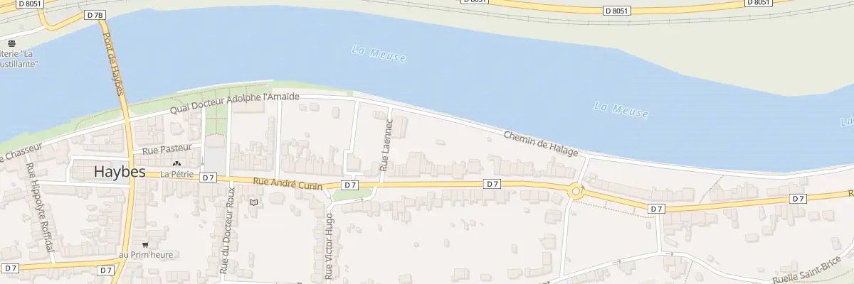 Plan du 7 Rue du Docteur Bonnet à Haybes