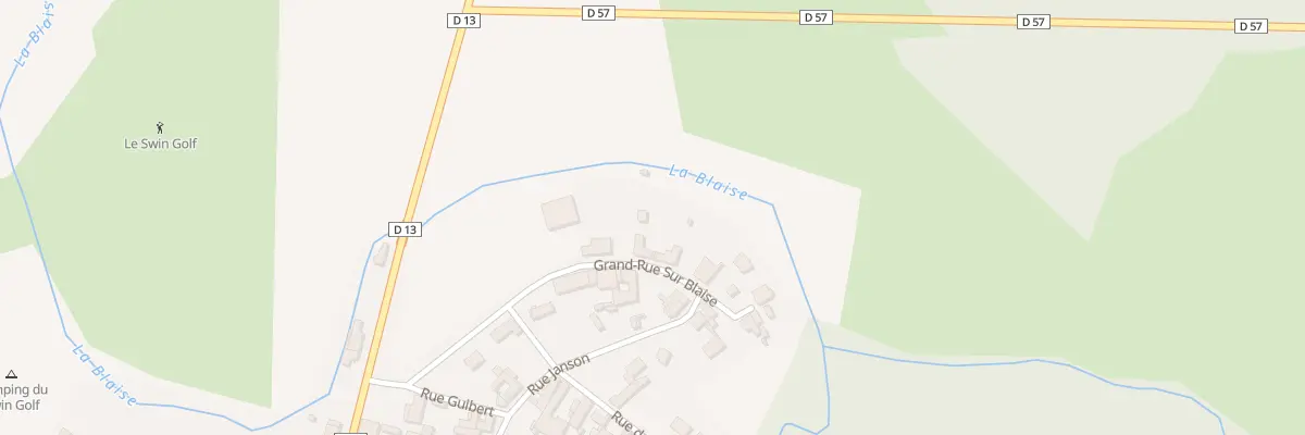 Plan du 17 Gr Grande Rue sur Blaise à Arrigny