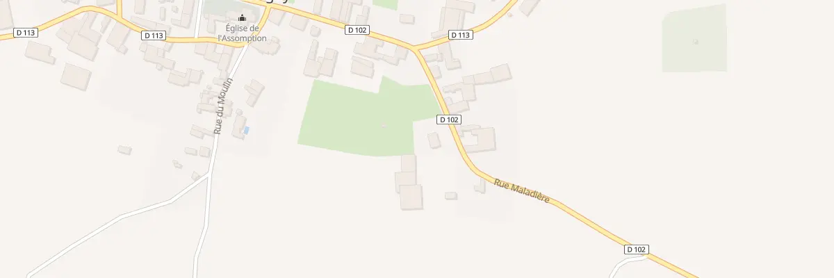Plan du 3 Rue Maladiere à Lévigny