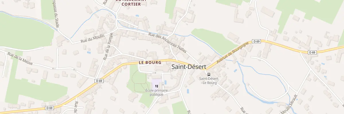 Plan du 38 Av de Bourgogne à Saint-Désert