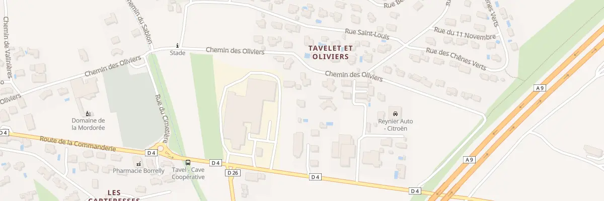 Plan du 5464 Le Palai Nord à Tavel