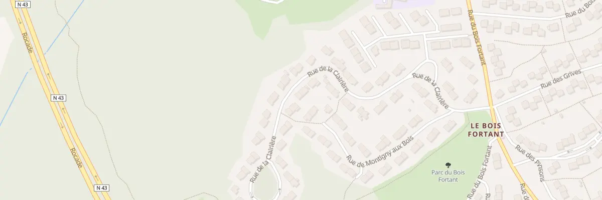 Plan du 31 Rue de la Clairière à Charleville-Mézières