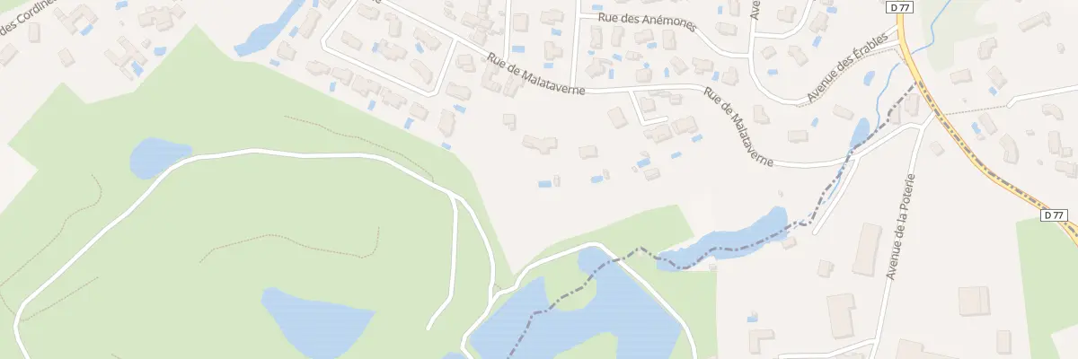 Plan du 836 Rue de Malataverne à Dommartin