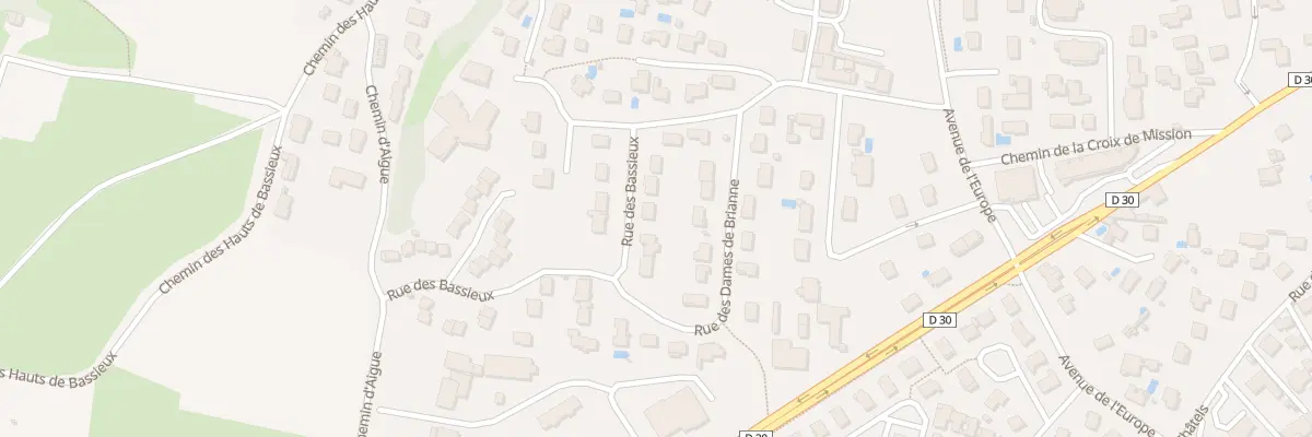 Plan du 319 Rue des Bassieux à Anse