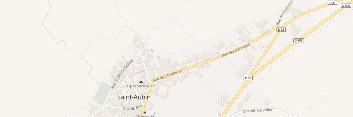 Plan du 36 Rue des Perrières à Saint-Aubin