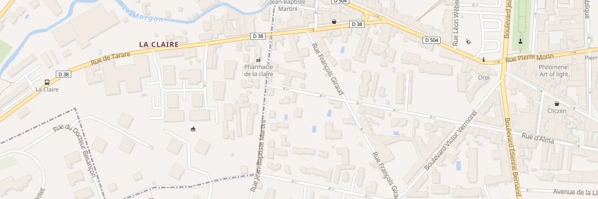 Plan du 343 Rue Auguste Aucour à Villefranche-sur-Saône