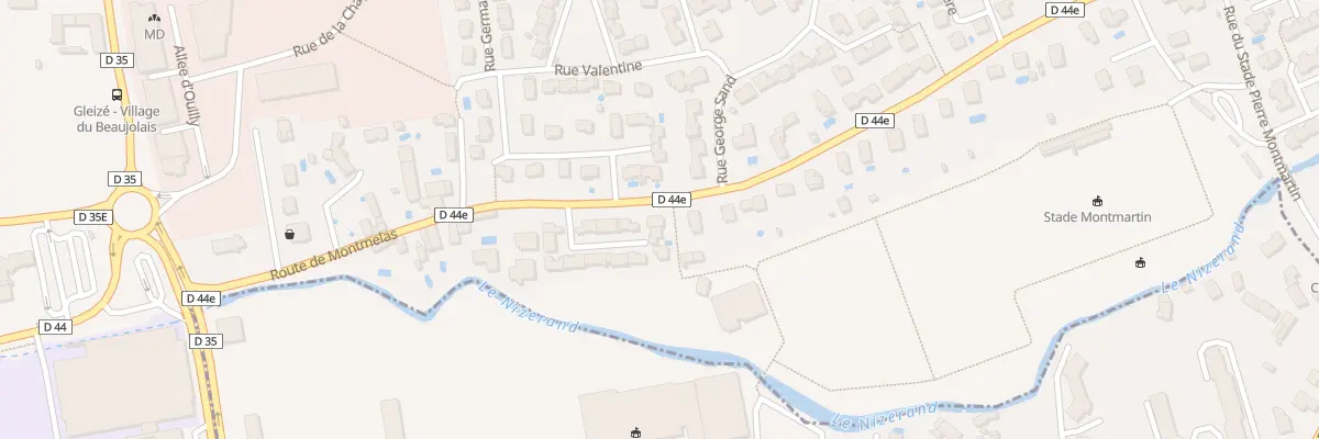 Plan du 805 Rte de Montmelas à Gleizé