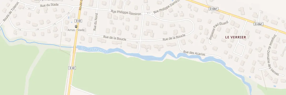 Plan du 367 Rue de la Boucle à Arnas