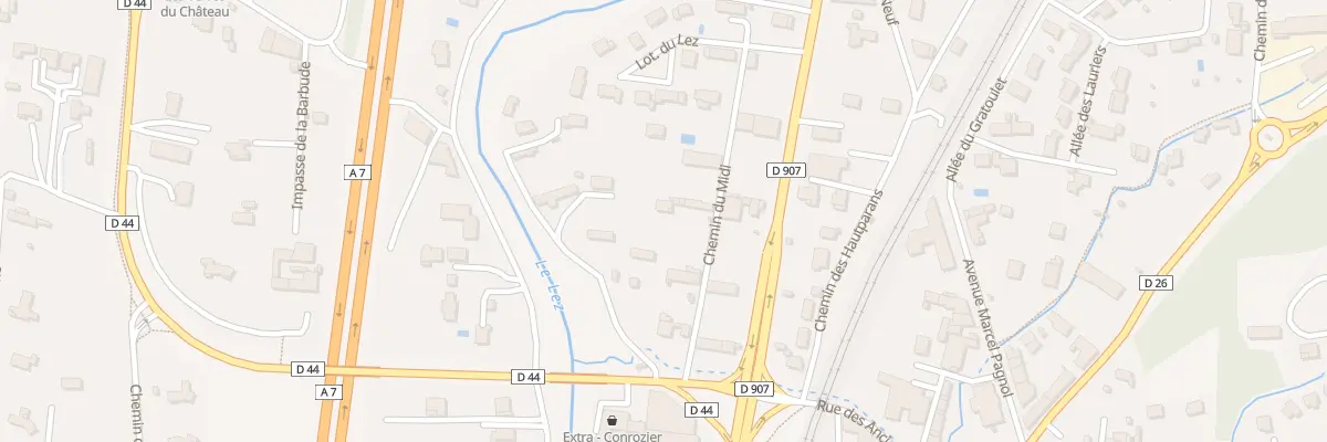 Plan du 5338 Les Hautparans à Mondragon