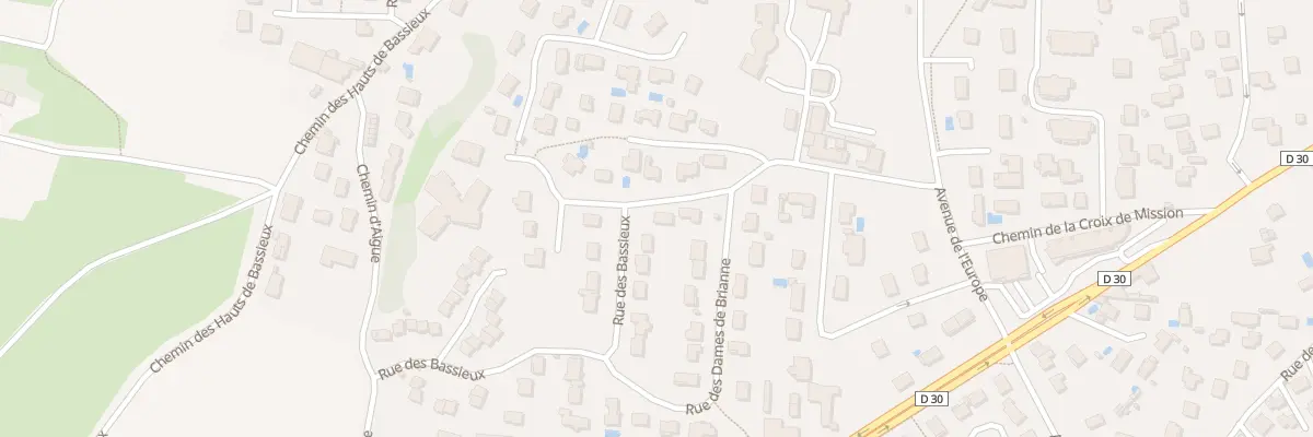 Plan du 205 Rue des Bassieux à Anse