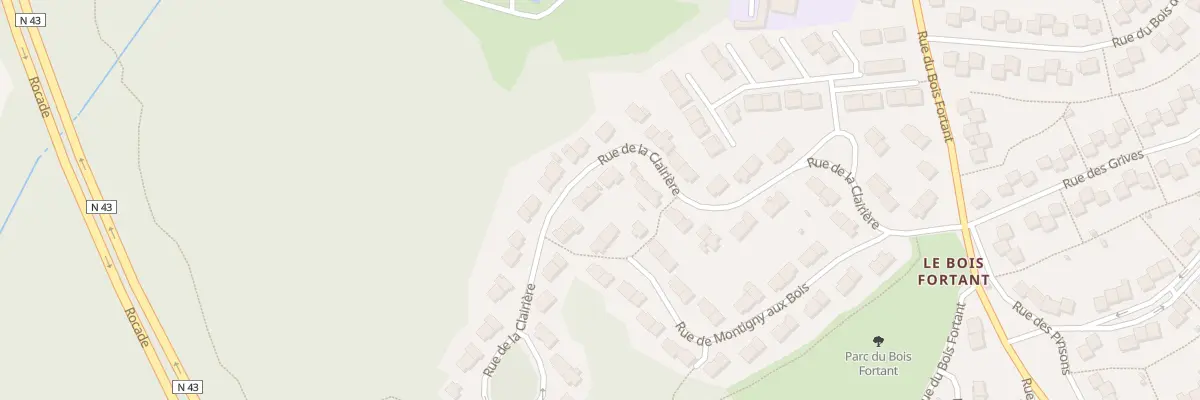 Plan du 29 Rue de la Clairière à Charleville-Mézières