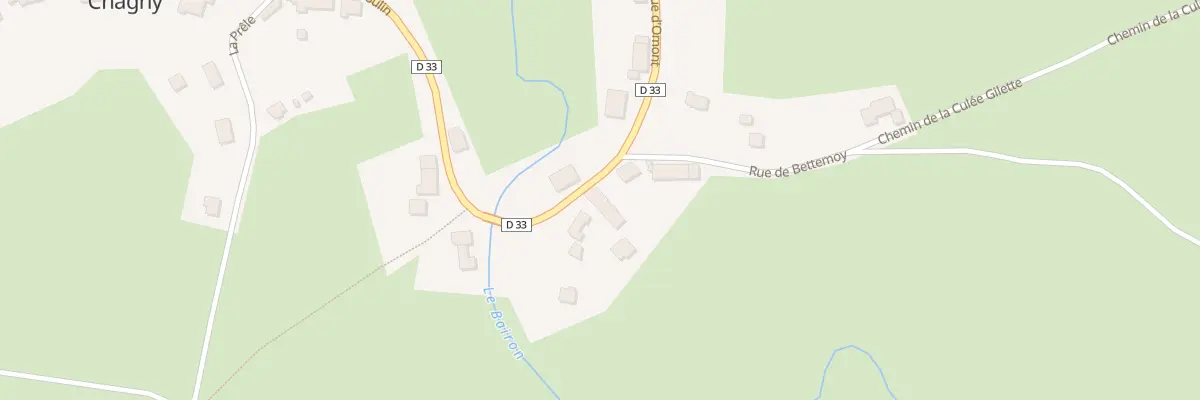 Plan du 10 La Rue d’Omont à Chagny