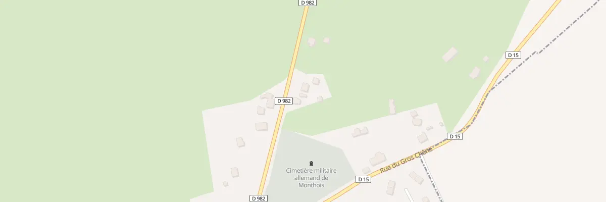 Plan du 16 Rue Jacques d’Allamont à Monthois