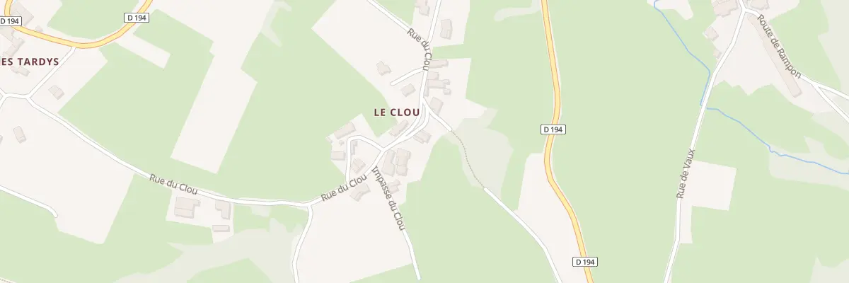 Plan du 227 Rue du Clou à Verzé